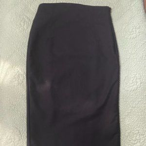 French Connection Pin-up Worthy High Waisted Pencil Skirt Size 8. Black.
